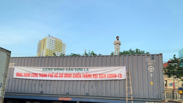 105 tấn nông sản Sơn La hỗ trợ miền Nam chống dịch