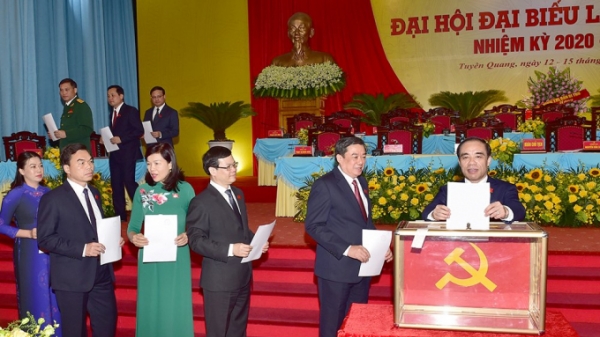 48 đại biểu được bầu vào Ban Chấp hành Đảng bộ tỉnh Tuyên Quang