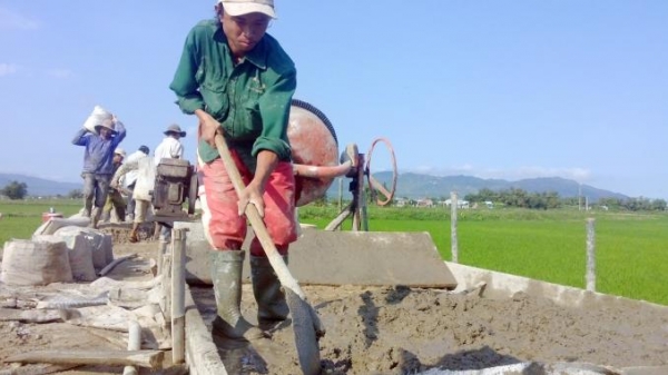 Nông dân Phù Cát góp sức xây dựng nông thôn mới