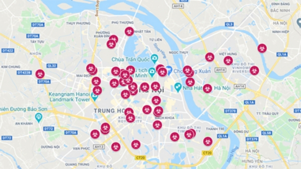 Công an: Bản đồ Covid-19 ở Hà Nội không chính xác