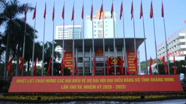 Quảng Ninh rực rỡ cờ hoa chào mừng  Đại hội Đảng bộ tỉnh