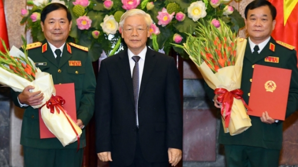Thăng quân hàm Thượng tướng cho Thứ trưởng Bộ Quốc phòng Hoàng Xuân Chiến