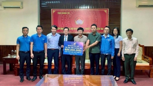 Bảo Việt ủng hộ gần 3 tỷ đồng hỗ trợ đồng bào các tỉnh miền Trung