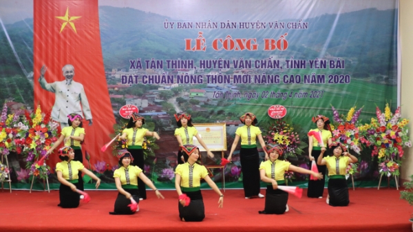 Yên Bái: Xã đầu tiên của huyện Văn Chấn đạt chuẩn nông thôn mới nâng cao