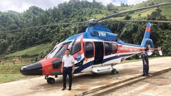 Lần đầu tiên có dịch vụ máy bay trực thăng ngắm đỉnh Fansipan
