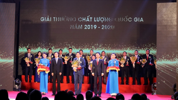 Tập đoàn Quế Lâm nhận Giải thưởng Chất lượng Quốc gia