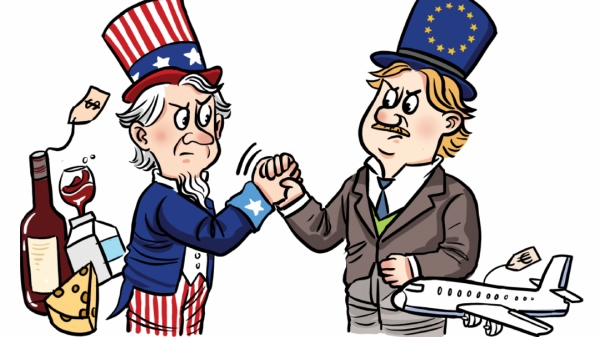 Nông sản EU vui mừng vì thỏa thuận đình chiến 5 năm với Mỹ