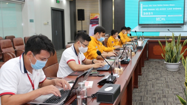 PV GAS trao giải cuộc thi trực tuyến kiến thức An toàn vệ sinh viên
