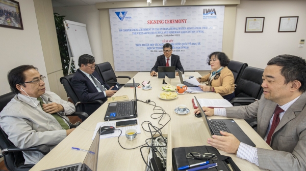 Hội Cấp thoát nước Việt Nam hợp tác với Hiệp hội ngành nước Quốc tế