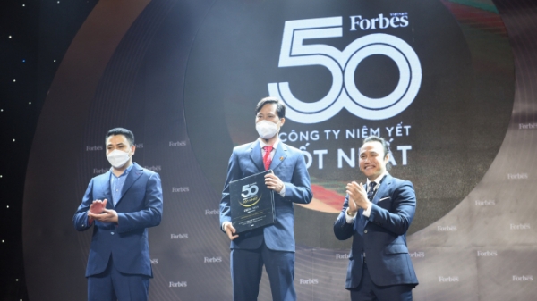 Forbes vinh danh PVCFC Top 50 doanh nghiệp niêm yết tốt nhất Việt Nam