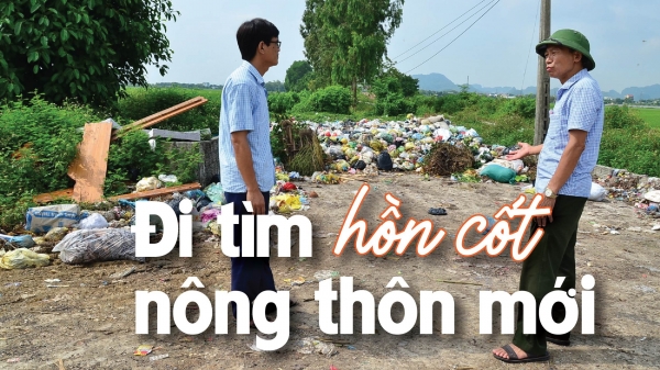 Hà Nam, xã nông thôn mới kiểu mẫu ngập nước thải và rác