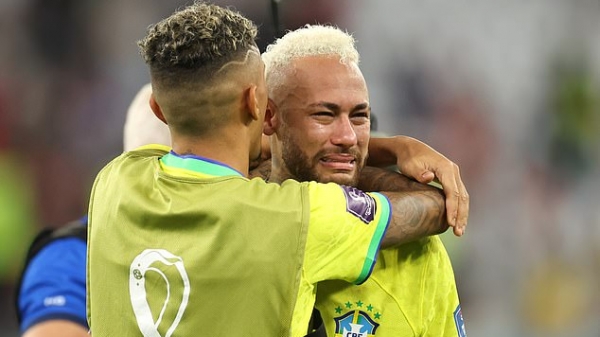 Neymar: 'Tôi quá suy sụp vì trận thua trước Croatia'