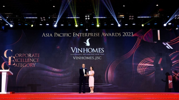 Vinhomes giành cú đúp tại Giải thưởng Doanh nghiệp châu Á 2023