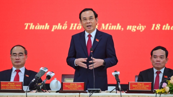 Ông Nguyễn Văn Nên: 'Làm Bí thư Thành ủy TP.HCM là một thử thách lớn'