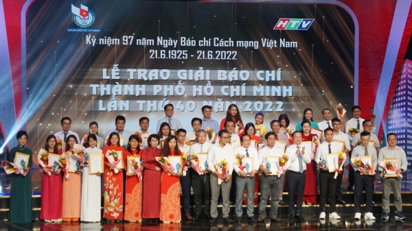 65 tác phẩm đoạt giải Báo chí TP.HCM năm 2022