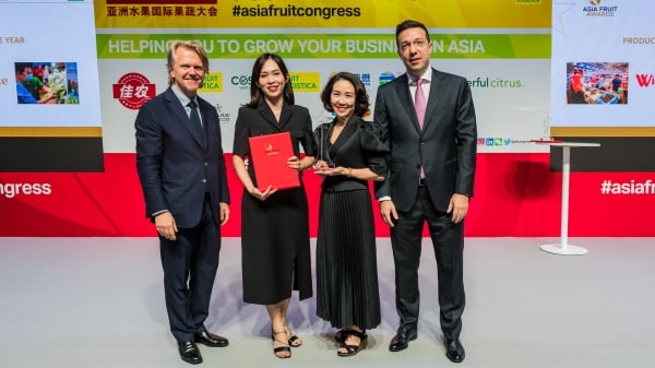 WinCommerce nhận giải 'Nhà bán lẻ của năm' tại Asia Fruit Awards 2023