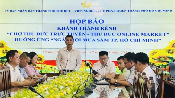 Ra mắt kênh 'Chợ Thủ Đức trực tuyến - Thu Duc Online Market'