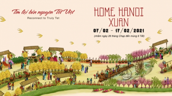 Hấp dẫn Đường hoa HOME HANOI XUAN 2021 sắp xuất hiện tại Hà Nội