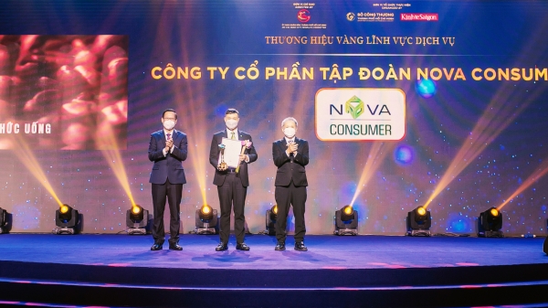 Nova Consumer nhận giải Thương hiệu vàng TP.HCM năm 2021