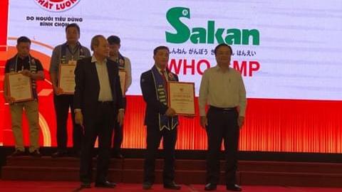 Sakan Việt Nam lần thứ 4 liên tiếp đoạt giải 'Hàng Việt Nam chất lượng cao'