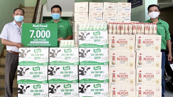 Nutifoods trao tặng hơn 7.000 sản phẩm cho 3 bệnh viện tại Đà Nẵng