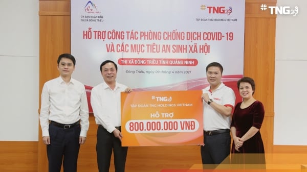 Tập đoàn TNG Holdings Vietnam luôn đồng hành trong mọi hành động phòng, chống dịch Covid-19