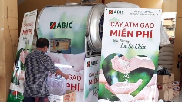 ABIC lắp đặt máy ATM phát gạo miễn phí cho người dân