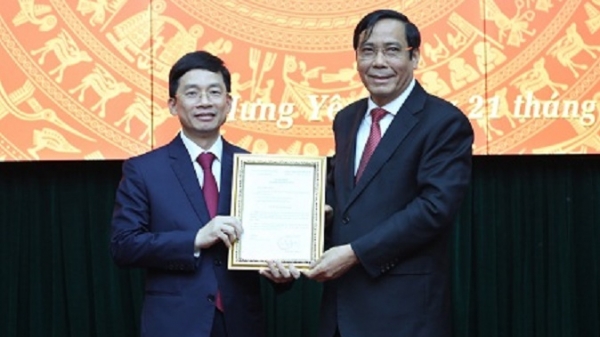 Ông Nguyễn Duy Hưng làm Phó Bí thư Thường trực Tỉnh ủy Hưng Yên