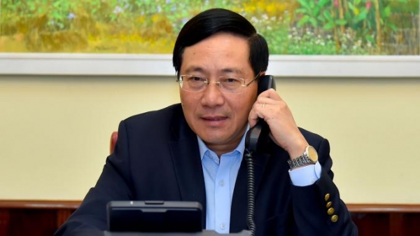 Dịch Covid-19: Phó Thủ tướng Phạm Bình Minh điện đàm với Ngoại trưởng Hàn Quốc