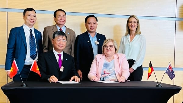 Hội Cấp thoát nước Việt Nam ký kết hợp tác với Hội nước Australia