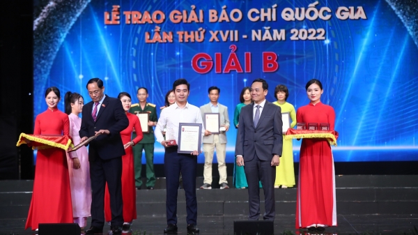 Báo Nông nghiệp Việt Nam đoạt Giải B Giải Báo chí Quốc gia 2022