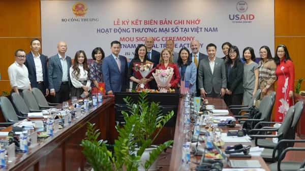 Việt Nam, Hoa Kỳ khởi động hoạt động thương mại số trị giá 3,25 triệu USD