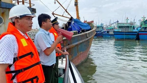 Bình Định đảm bảo an toàn cho tàu thuyền và ngư dân trước bão số 10