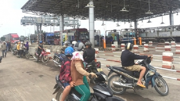 Trạm BOT Nam Bình Định tạm dừng thu phí để phòng chống dịch Covid-19