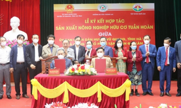 Tập đoàn Quế Lâm và khát vọng nông nghiệp tuần hoàn ở Vũ Quang