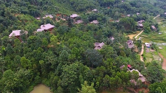 Xây dựng thôn nông thôn mới kiểu mẫu ở Trí Nang