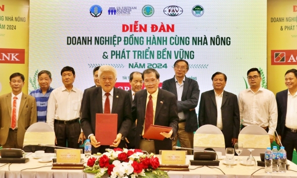 Tổng hội NN-PTNT Việt Nam ký hợp tác với Hội đồng kinh doanh Mỹ - Việt