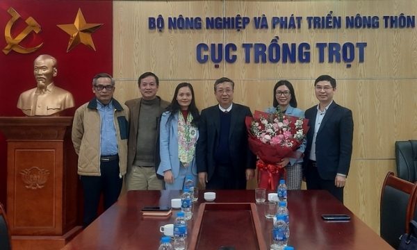 Bà Nguyễn Thị Thu Hương giữ chức Phó Cục trưởng Cục Trồng trọt