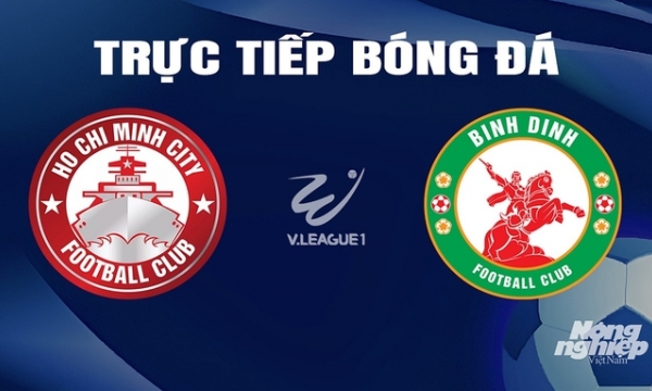 Trực tiếp TP.HCM vs Bình Định giải V-League 2023/24 trên TV360 hôm nay 28/2/2024