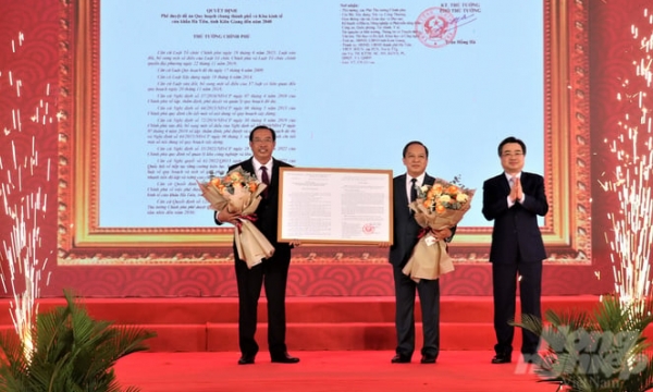 Declare the Ha Tien planning project associated with 3 strategic groups