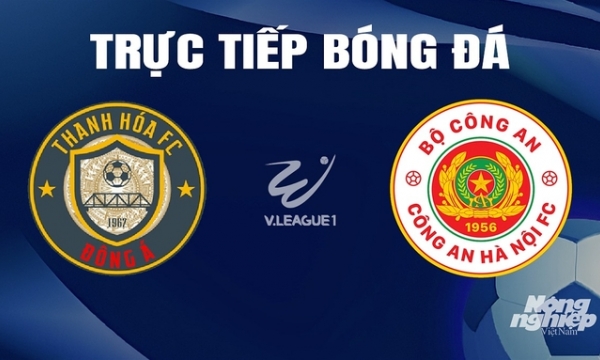 Trực tiếp Thanh Hóa vs CAHN giải V-League 2023/24 trên TV360 hôm nay 31/3/2024