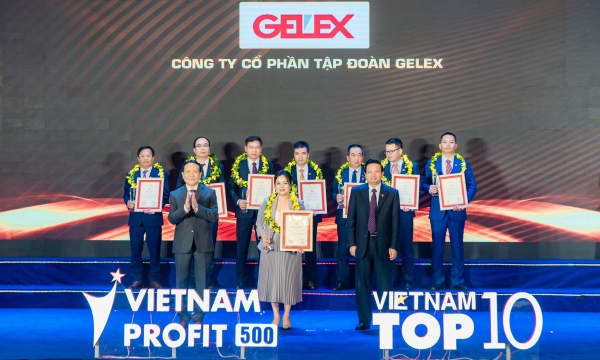 Tập đoàn GELEX trong Top 50 Doanh nghiệp lợi nhuận xuất sắc nhất Việt Nam 2022