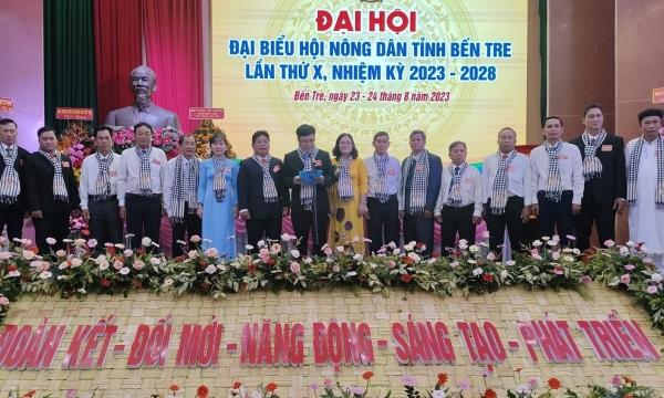 Ông Nguyễn Văn Bàn tái cử Chủ tịch Hội Nông dân Bến Tre