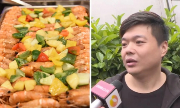 Người đàn ông Trung Quốc bị cấm ăn buffet vì tội...ăn quá nhiều