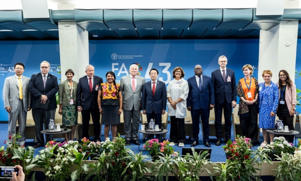 Water management takes centre stage at 43rd session of the FAO Conference