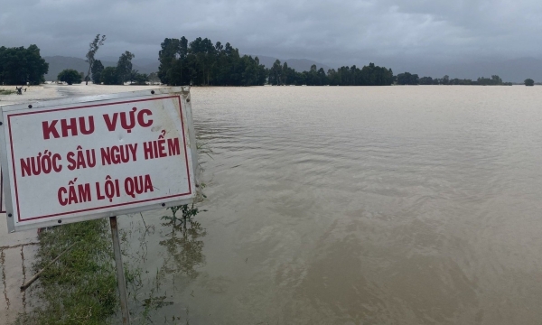 Phú Yên: 1 người mất tích do mưa lũ