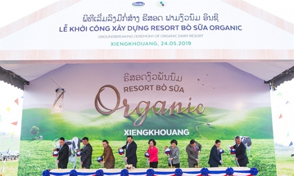Vinamilk xây tổ hợp 'resort' bò sữa Organic 5.000ha tại Lào