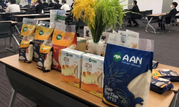 A An rice conquers the Japanese market