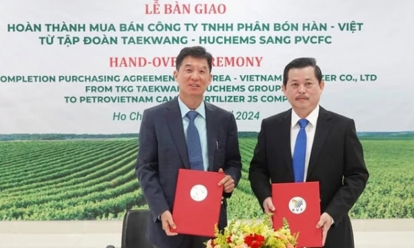 Ca Mau Fertilizer received the transfer from Taekwang Group
