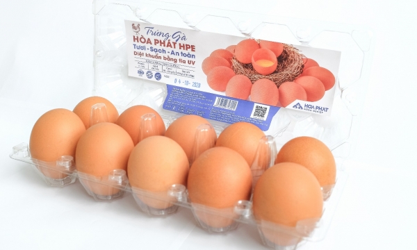 Hòa Phát giữ vững thị phần số 1 về sản lượng trứng gà ở miền Bắc